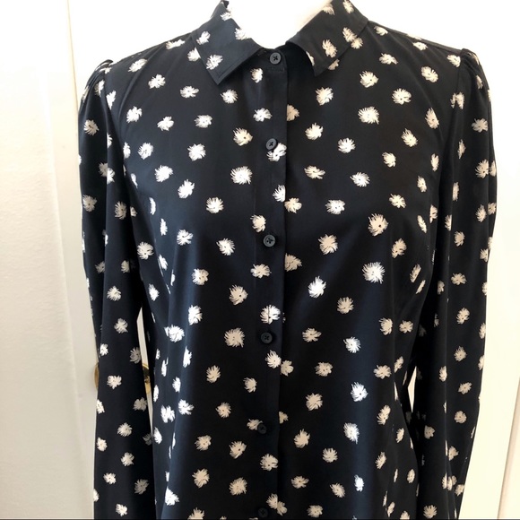 Rebecca Taylor Tops - Rebecca Taylor silk black long sleeve blouse